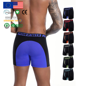 Caleçons Boxers Homme Tricotés Respirants à Haute Élasticité, Couleurs Unies (Teal, Noir, Bleu), Séchage Rapide, Personnalisables avec Logo, Idéaux pour le <span class=keywords><strong>Sport</strong></span> - Product Image 2
