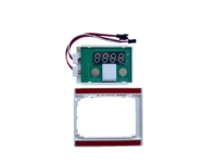 Contrôleur sensible 12V avec capteur tactile LED pour miroir, affichage de l'heure et de la température, pour l'éclairage des miroirs de salle de bain