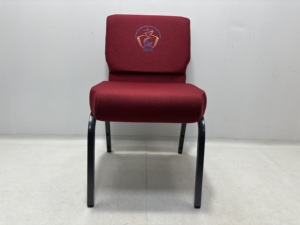 2026 Interlockbare kerkstoelen met stoffen bekleding, modern, commercieel gebruik, theater, gym, kunststof poten, Chinese leverancier, groothandel - Product Image 2
