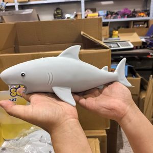 Elonna Extra <b>Large</b> TPR <b>Soft</b> Shark Sensory Squishy Stress Relief <b>Toy</b>-Jumbo Giant Slow Rebound Squeeze Fun - Product Image 1