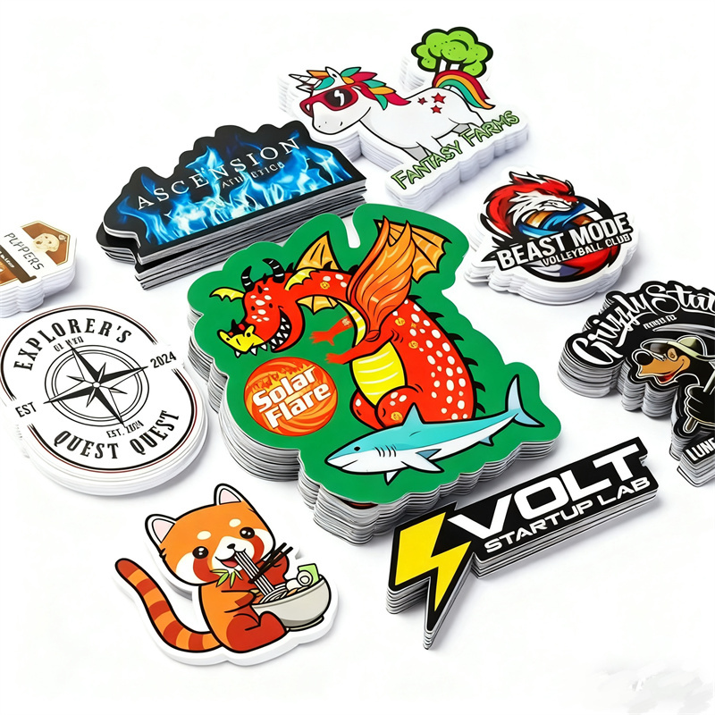 Pegatinas personalizadas y coloridas