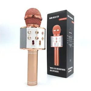 Профессиональный беспроводной микрофон WS858, ручной микрофон, микрофон для караоке, музыкальный проигрыватель, диктофон для пения, микрофон для KTV