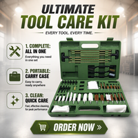 Kit de nettoyage d'armes à feu de 58 pièces, brosse pour canon, ensemble d'outils d'entretien des armes à feu