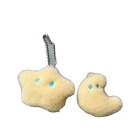Collection de pendentifs en peluche : Feuille d'érable, Étoile, Lune, Fantôme, Chauve-souris, Poupée, Porte-clés de sac, Lapin, Nouvelle Corbeau, Dumpling, Vente en gros