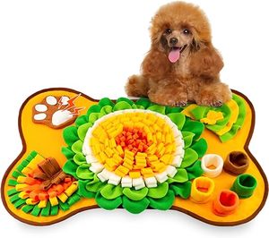 Tapis olfactif pour chiens, tapis interactif pour chiots de petite et moyenne taille, tapis d'alimentation lente pour chiens - Product Image 1