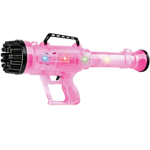 Machine à bulles Gatling de souffleur de bulles de savon automatique à 21 trous de vente chaude avec pistolet à bulles en plastique léger - Product Image 6