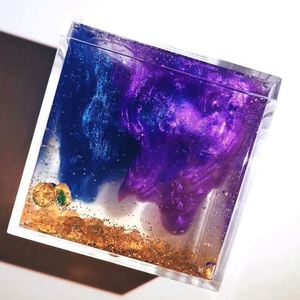 2025 Popular TOYSRUNNER SC370 Cloud Cube DIY Toys Colorful Galaxy Lab Square Crystal <b>Slime</b> Clay Plastic for Ages 2-14 - Product Image 2