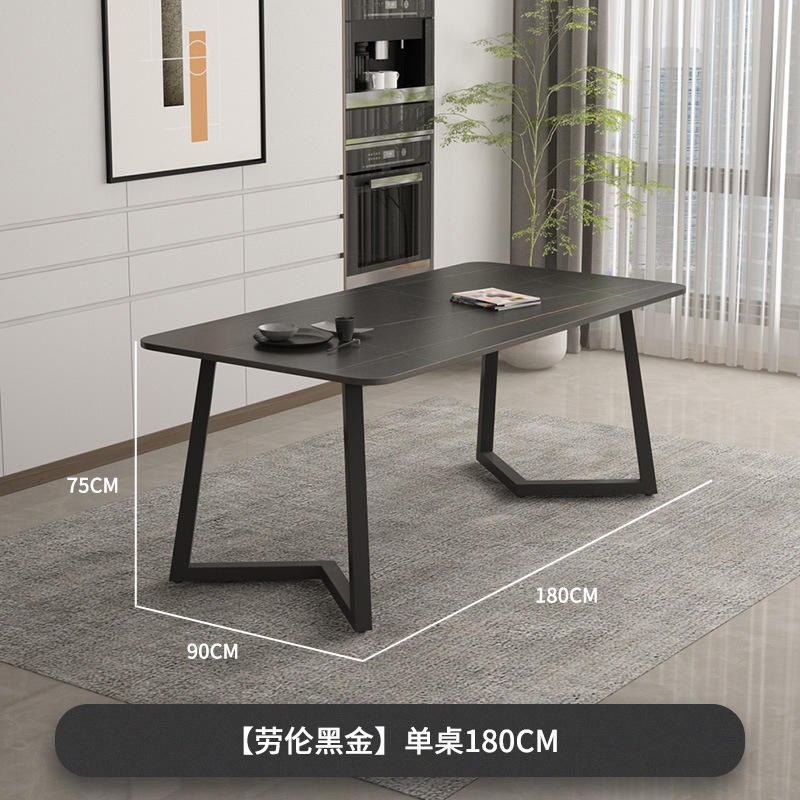 [Mesa individual] Lauren Black Gold 180*90*75