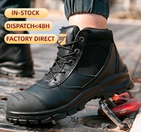 Chaussures de sécurité pour hommes en cuir noir, style sportif léger, fabrication italienne, pointure complète, meilleures ventes, avec embout en acier