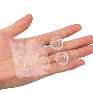 Gel clair ovale pied maïs anneaux Gel coussins coussinets casquettes dissolvant chaussures bâton pied protecteur auto-adhésif dos talon autocollant HA01333 - Product Image 4