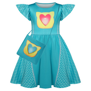 <span class=keywords><strong>Disfraz</strong></span> <span class=keywords><strong>de</strong></span> Princesa con Estampado <span class=keywords><strong>de</strong></span> Gatitos para Halloween, Falda y Capa para Niñas, Fiesta <span class=keywords><strong>de</strong></span> Cumpleaños, TV y Cine - Product Image 4