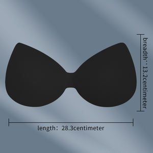 ウォータードロップ型コネクテッドカップフォームスポンジカップブラパッド在庫あり - Product Image 4