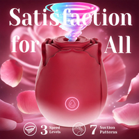 Vibrateur stimulateur clitoridien et mammaire en silicone rose étanche pour femme, rechargeable par USB, 10 fréquences