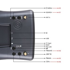 LS-008D 5.8G FPV lunettes <span class=keywords><strong>vr</strong></span> haute qualité 40CH avec batterie 2000mA DVR diversité pour RC FPV modèle - Product Image 3