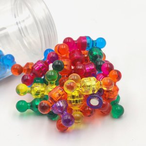 Aimants miniatures en néodyme transparents et colorés pour réfrigérateur et <span class=keywords><strong>tableau</strong></span> <span class=keywords><strong>blanc</strong></span> - Product Image 2