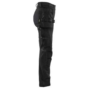 BLAKLADER - 712116459900C54 Pantalones artesanos para mujer 4 vías elásticos Black - EAN 7330509922293 PANTALÓN DE TRABAJO PANTALÓN VAQUERO DE TRABAJO - Product Image 4