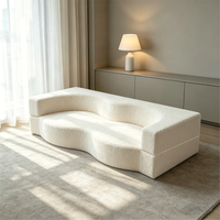 Canapés pliants minimalistes 2 places en tissu, emballage compressé petit volume, pour petits espaces, salons, appartements