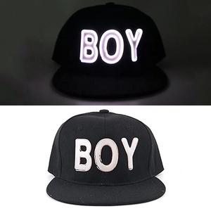 Party Leuchtende EL Love Cap LED Hip-Hop Leuchtkappe - Product Image 5