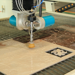 Sistema de corte por chorro de agua de 5 ejes para encimeras de cocina Cortador por chorro de agua para mármol y granito con componente de bomba central - Product Image 4