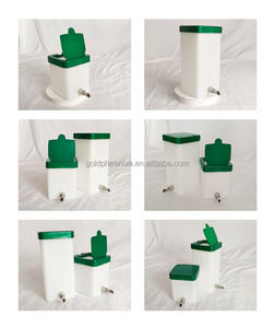 QA 500ml 1L bottiglia di plastica automatica di coniglio acqua in acciaio inox roditori capezzolo bevitore per gabbia - Product Image 3