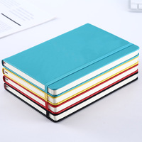Carnet de notes A5 personnalisé en cuir PU, en Stock, coloré, personnalisé, pour banque, bureau, promotion