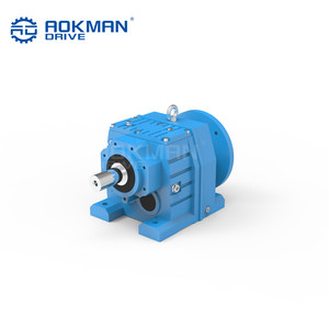 Reductor de velocidad de engranaje helicoidal de hierro fundido serie R57 2.2kw para la industria azucarera Soporte personalizado OEM - Product Image 6