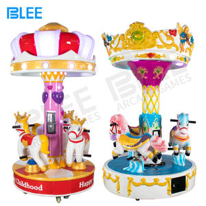 Carrousel à <span class=keywords><strong>pièces</strong></span> <span class=keywords><strong>de</strong></span> monnaie pour enfants, intérieur, à cheval, à vendre - Product Image 4