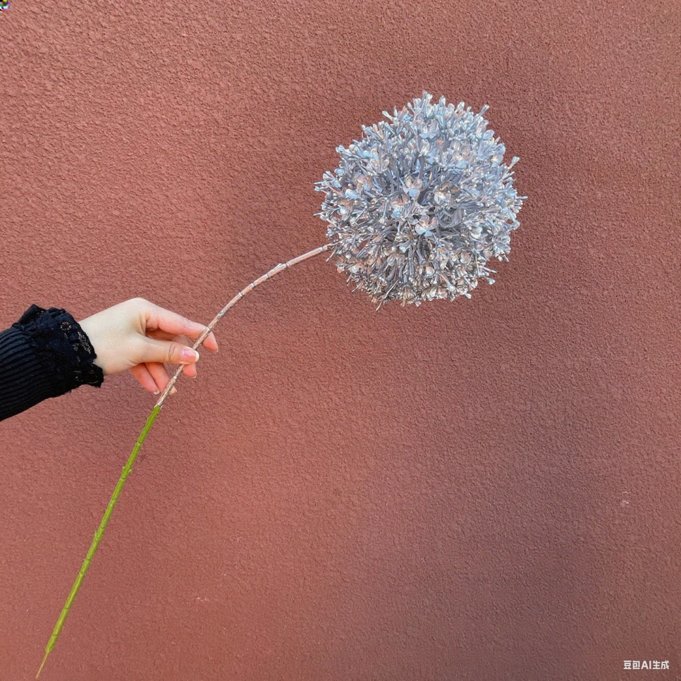 Une seule boule d'oignon vert