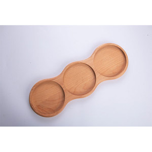 Precios Excepcionales al por Mayor: Soporte de Madera de Haya de Tres Niveles para Servir Postres y Pasteles - Product Image 4