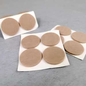 แผ่นรองกันลื่นสำหรับเฟอร์นิเจอร์ แผ่นกันเสียงแบบมีกาวในตัว แผ่นรองขาเฟอร์นิเจอร์ทรงกลม แหวนยางกันเสียง - Product Image 4