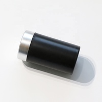 Pot d'emballage pharmaceutique en plastique PET noir mat de qualité alimentaire 150 ml 5 oz 60 pièces, flacon pour capsules de santé, complément alimentaire