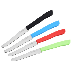 4pcs/6pcs PP xử lý Trái Cây gọt dao vật liệu kim loại bền cho Lột Trái Cây bít tết dao đặt cho dao - Product Image 5