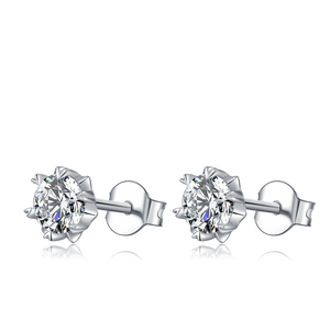 <span class=keywords><strong>Messi</strong></span> — boucles d'oreilles 925 en argent massif, bijoux en or blanc, diamant, momanite, vente en gros - Product Image 4