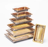 Barquette jetable en plastique PET Bingo HYX 1102 pour sushis avec couvercle transparent anti-buée, boîte alimentaire de qualité alimentaire pour plats à emporter