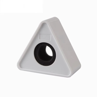 Microphone à condensateur sans fil cardioïde portable Rayco personnalisé avec drapeau triangulaire pour interview et discours, logo personnalisable