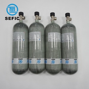 Hot bán 3L 6.8L 9L 12L sợi Carbon không khí xe tăng sợi carbon xi lanh Scuba Tank xi lanh - Product Image 1
