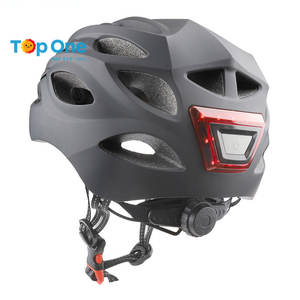 Casque TopOne avec signal lumineux professionnel Flash arrière course course Oem fabricant Cycle vélo casque de vélo avec signal - Product Image 3