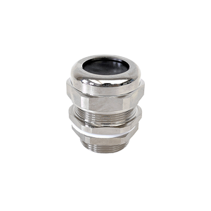 PRINT Nickel Plated Brass Industrial Cable Glands IP68 Dust/Waterproof UL94-V0 Fireproof Exd IIC Gb <b>Quick</b>-Adjust <b>Clamping</b> Low - Product Image 1