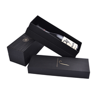 Caja de Regalo de Alta Gama para Vino, con Materiales Reciclados, para Botellas de Whisky, Vodka, Tequila y Vino
