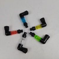 Bougie d'allumage en caoutchouc pour moto à lumière LED universelle Ca P