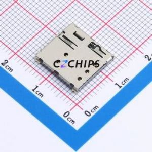 SIM3051C-7P511-H137 SIM Card Connector SMD Connector Self-Return Type Nano SIM Card Card Holder 1.37mm - Product Image 1