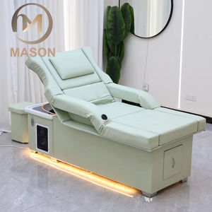Profesional moderno salón champú cama eléctrica ajustable Durable Acero inoxidable multifunción pedicura Spa equipo de masaje - Product Image 4