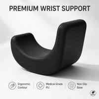 Repose-poignet et accoudoir en mousse PU moulée sur mesure, imperméables et résistants à l'usure, monobloc, pour trottinettes d'équilibre, noirs