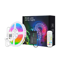 Kit d'éclairage intelligent flexible RGB à changement de couleur avec application Wifi, LED SMD 5050 2835 de haute qualité, bande LED Dream Color pour la décoration