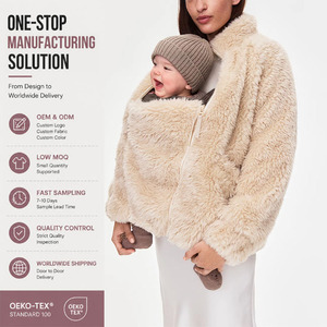 Chaqueta de Maternidad con Cierre y Forro Polar para Antes y Después del Bebé, Abrigo <span class=keywords><strong>Parka</strong></span> de Lujo para Mujer, Chaqueta de Invierno para Lactancia 100% Poliéster - Product Image 1