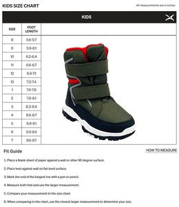 YL-25111 卸売 ミッドカーフ アウトドア 滑り止め 防水 子供用 冬用 スノーブーツ キッズ向け - Product Image 5