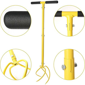 Outils de jardinage - Motoculteurs <span class=keywords><strong>à</strong></span> griffes, motoculteurs rotatifs, désherbeurs de sol, aérateurs de pelouse, bacs de jardinage, jardinières - Acier au carbone DIY - Product Image 2