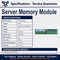 Enterprise 32GB DDR5 8800 MRDIMM 2Rx8 CL36 ECC Registered Server-Speicher PC5-70400 287-Pin 1,1V DIMM-Modul für Rechenzentren