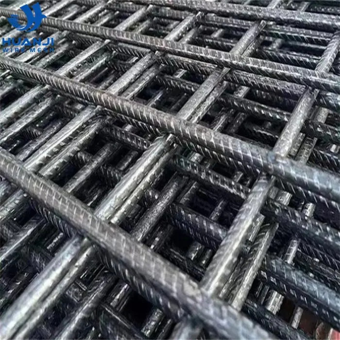 Bahan konstruksi Rebar baja cacat beton memperkuat Panel jaring kawat las/jaring parit/jaring beton baja