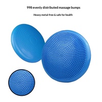 Coussin de massage gonflable en PVC épaissi, pour yoga, pilates, santé, massage, mise en forme du corps, tapis d'air souple